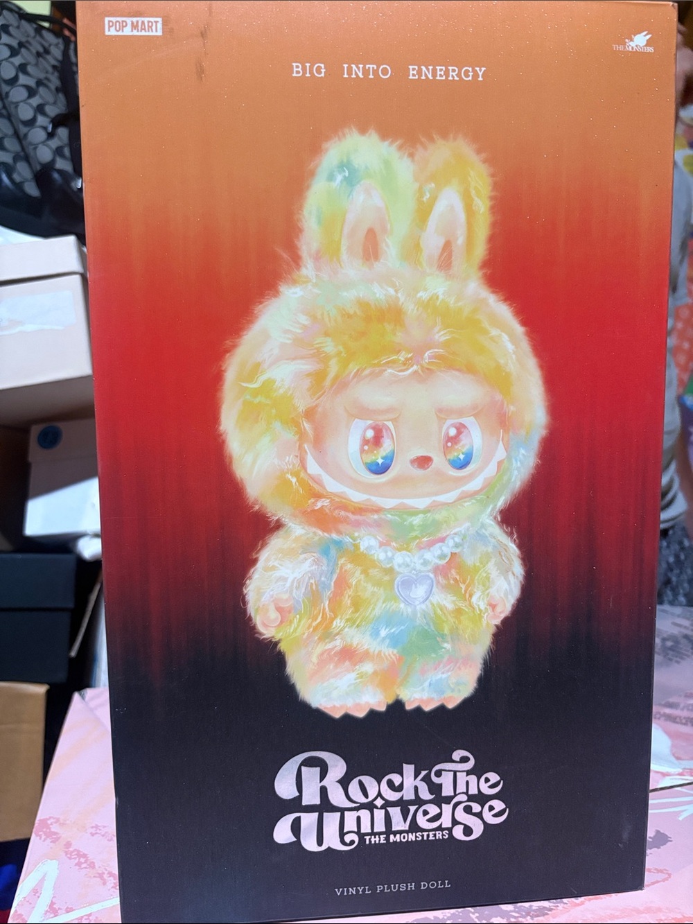 Pop Mart Rock The Universe Multicolor Plush Kids Costume Doll Rare collectible